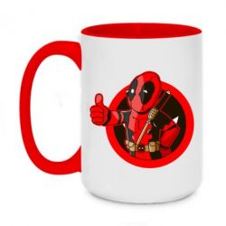 Чашка двухцветная 420ml Deadpool Fallout Boy - PrintSalon