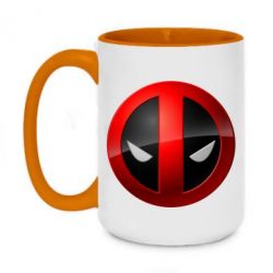Чашка двухцветная 420ml Deadpool Logo