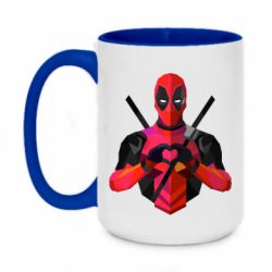 Чашка двухцветная 420ml Deadpool Love