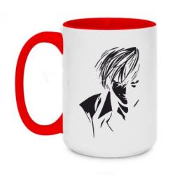 Чашка двухцветная 420ml Death Note Тетрадь Смерти - PrintSalon