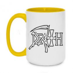 Чашка двухцветная 420ml death - PrintSalon