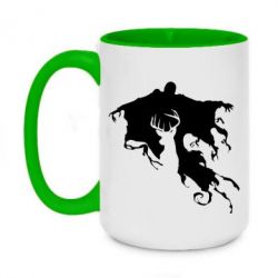 Чашка двухцветная 420ml Deer and dementor - PrintSalon