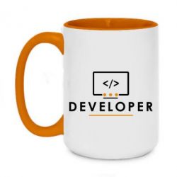 Чашка двокольорова велика Developer - PrintSalon