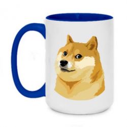 Чашка двухцветная 420ml Doge - PrintSalon