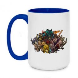 Чашка двухцветная 420ml Dota 2 "Everybody here" - PrintSalon