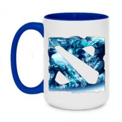 Чашка двокольорова велика Dota 2 Fan Art (Logo) - PrintSalon