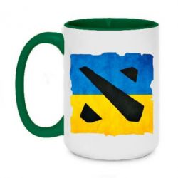 Чашка двокольорова велика Dota 2 Ukraine Team - PrintSalon