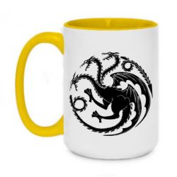 Чашка двокольорова велика Dragons 3