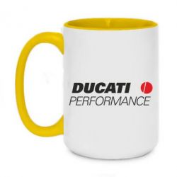 Чашка двухцветная 420ml Ducati Perfomance - PrintSalon