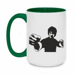 Чашка двухцветная 420ml Джеки Чан - PrintSalon