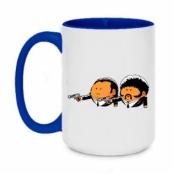 Чашка двухцветная 420ml Джулс и Винсент - PrintSalon