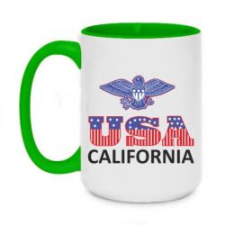 Чашка двухцветная 420ml Eagle USA - PrintSalon