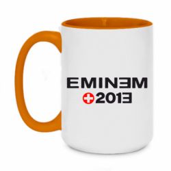 Чашка двухцветная 420ml Eminem 2013 - PrintSalon