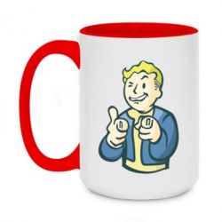 Чашка двухцветная 420ml Fallout 4 Boy - PrintSalon