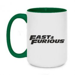 Чашка двухцветная 420ml Fast & Furious - PrintSalon