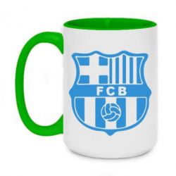 Чашка двокольорова велика FC Barcelona - PrintSalon
