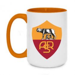 Чашка двухцветная 420ml FC Roma - PrintSalon