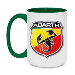 Чашка двухцветная 420ml FIAT Abarth - PrintSalon