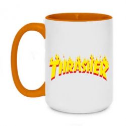 Чашка двухцветная 420ml Fire Thrasher - PrintSalon