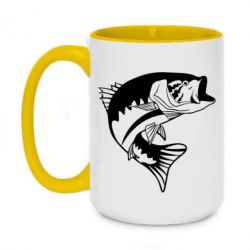 Чашка двокольорова велика Fish - PrintSalon