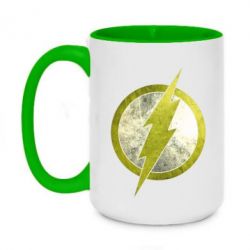 Чашка двухцветная 420ml Flash Logo - PrintSalon