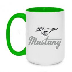 Чашка двухцветная 420ml Ford Mustang - PrintSalon