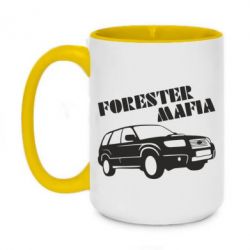 Чашка двухцветная 420ml Forester Mafia - PrintSalon