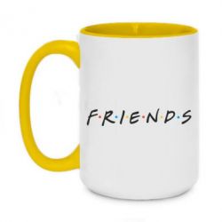 Чашка двокольорова велика Friends - PrintSalon