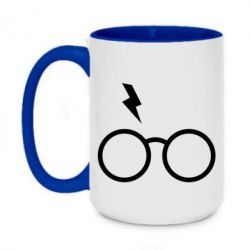Чашка двухцветная 420ml Гарри Поттер лого - PrintSalon