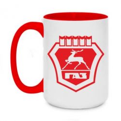 Чашка двухцветная 420ml ГАЗ - PrintSalon