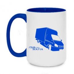 Чашка двухцветная 420ml Газель Мафия - PrintSalon