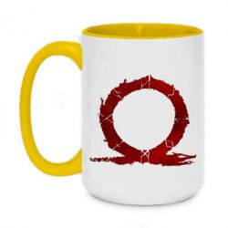 Чашка двокольорова велика God Of War Circle - PrintSalon