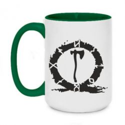 Чашка двухцветная 420ml God Of War Logo - PrintSalon