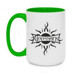 Чашка двухцветная 420ml Godsmack - PrintSalon