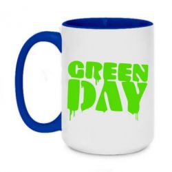 Чашка двухцветная 420ml Green Day - PrintSalon