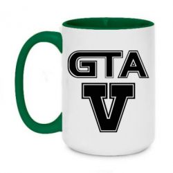 Чашка двокольорова велика GTA 5 - PrintSalon