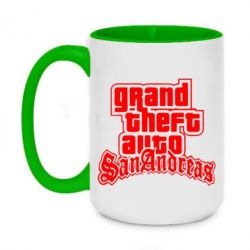 Чашка двухцветная 420ml GTA San Andreas - PrintSalon