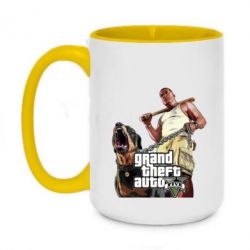 Чашка двокольорова велика GTA V Logo - PrintSalon