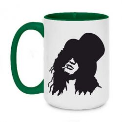 Чашка двухцветная 420ml Guns n' Roses Slash - PrintSalon