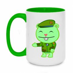 Чашка двухцветная 420ml happy tree friends flippy-PrintSalon Чашка двухцветная 420ml happy tree friends flippy