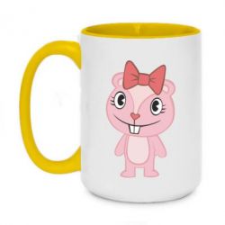 Чашка двокольорова велика happy tree friends хихикає - PrintSalon