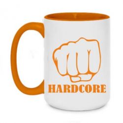 Чашка двокольорова велика hardcore - PrintSalon