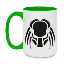 Чашка двухцветная 420ml Helmet Predator - PrintSalon