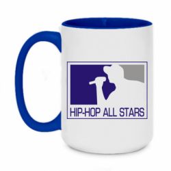 Чашка двухцветная 420ml Hip-hop all stars - PrintSalon