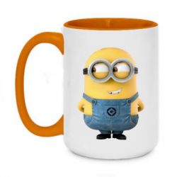 Чашка двухцветная 420ml Хитрый миньон