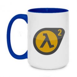 Чашка двокольорова велика HL 2 logo - PrintSalon