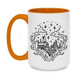 Чашка двухцветная 420ml Hogwarts - PrintSalon