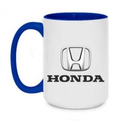 Чашка двухцветная 420ml Honda 3D Logo - PrintSalon