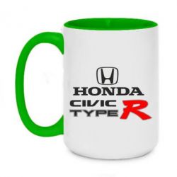 Чашка двухцветная 420ml Honda Civic Type R - PrintSalon