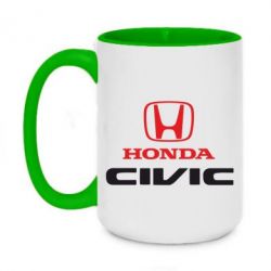 Чашка двухцветная 420ml Honda Civic - PrintSalon